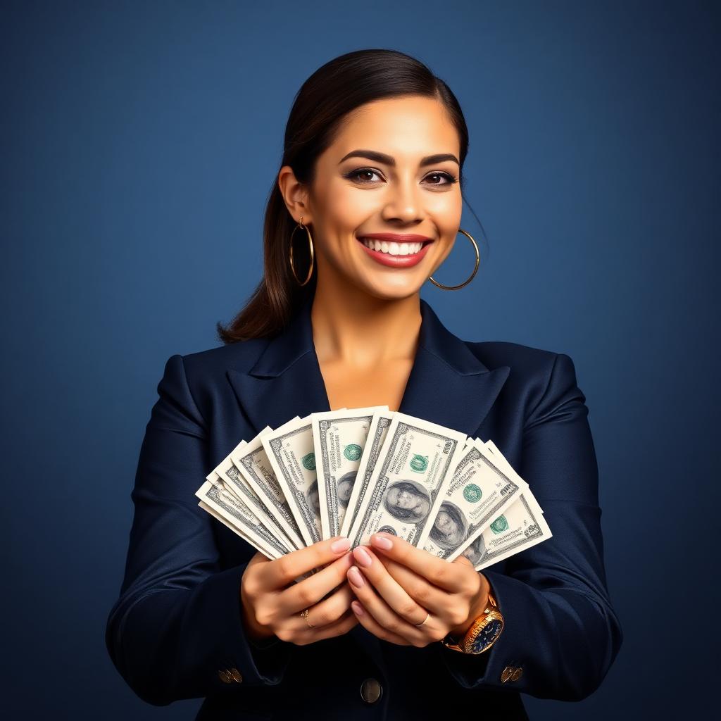 V11 — Woman 20s, business suit, statement watch