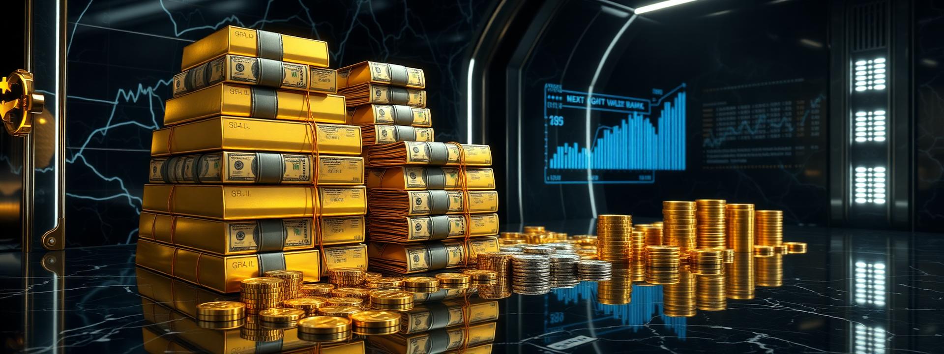 V12 — Futuristic vault: gold + silver coins on black marble, blue holograms — wealth banner wealth-banner-12 (3D Business) illustrating make money online with affiliate links. A visual guide to premium affiliate marketing links that help creators monetize your website traffic through flat rate referral bonuses. Featured on the Best Affiliate Links directory of hand picked affiliate link directory, ClickBank digital product marketplace, ClickBank affiliate offers, and ShareASale merchant network offers. Perfect for blogger affiliate income, newsletter monetization strategy, and podcast sponsor and affiliate income looking to make money online. Explore web hosting affiliate commissions, VPN partner program bounties, and credit card affiliate CPA payouts alongside classic ClickBank digital product marketplace inventory. Every listing is a your complete affiliate link Make Money Online with www.Best-Affilliate-Links.com.