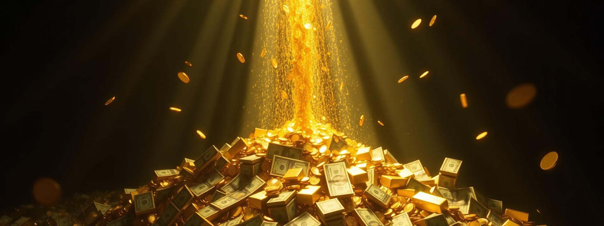 V21 — Cinematic waterfall of gold coins over cash — wealth banner wealth-banner-21 (Cinematic) illustrating make money online with affiliate links. A visual guide to premium affiliate marketing links that help creators monetize your website traffic through flat rate referral bonuses. Featured on the Best Affiliate Links directory of hand picked affiliate link directory, ClickBank digital product marketplace, ClickBank affiliate offers, and ShareASale merchant network offers. Perfect for influencer income streams, TikTok creator affiliate revenue, and YouTube description affiliate links looking to make money online. Explore fintech affiliate revenue share, AI tools affiliate program, and e-commerce affiliate storefront alongside classic ClickBank digital product marketplace inventory. Every listing is a your complete affiliate link directory focused on referral commissions of $20, Make Money Online with www.Best-Affilliate-Links.com.