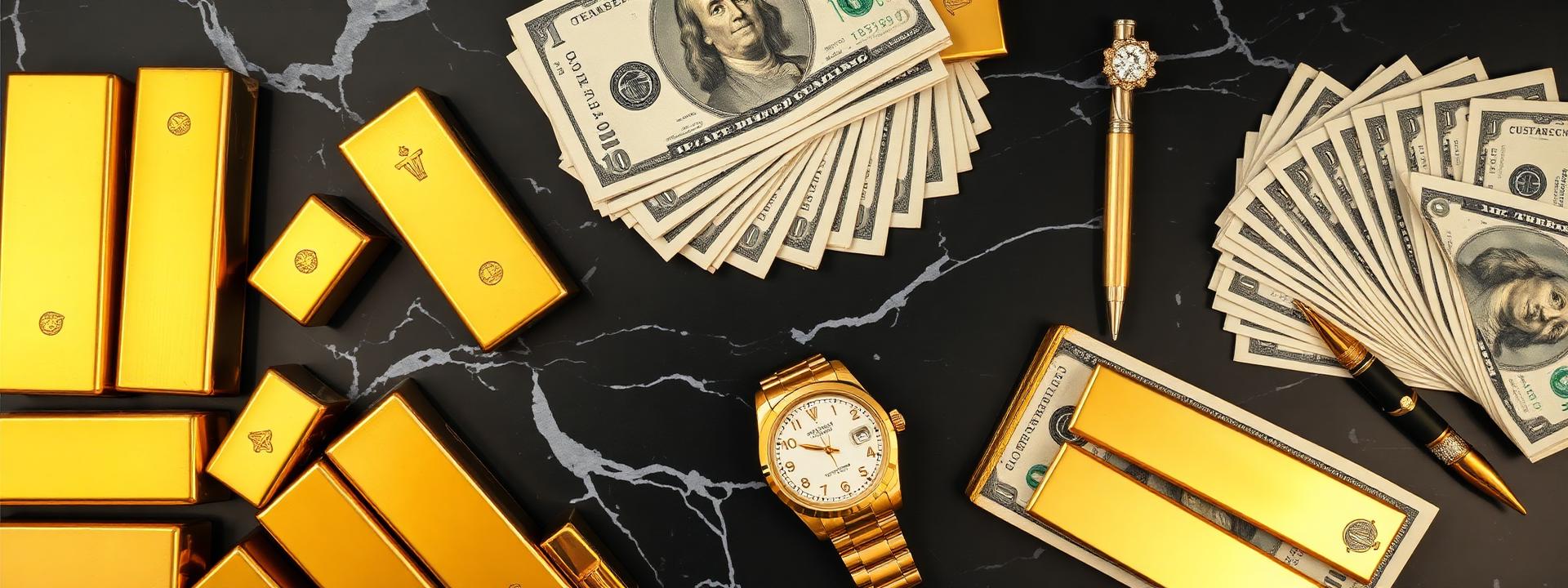 V22 — Overhead flat lay: gold bars, Rolex, diamond rings — wealth banner wealth-banner-22 (Luxury) illustrating make money online with affiliate links. A visual guide to hand picked affiliate link directory that help creators make money online through partner referral program rewards. Featured on the Best Affiliate Links directory of premium affiliate marketing links, Impact.com partnerships network, CJ Affiliate publisher network, and Rakuten Advertising affiliate deals offers. Perfect for newsletter monetization strategy, podcast sponsor and affiliate income, and content creator monetization looking to monetize your website traffic. Explore VPN partner program bounties, credit card affiliate CPA payouts, and insurance lead referral bonuses alongside classic Impact.com partnerships network inventory. Every listing is a one place for every high paying link focused Make Money Online with www.Best-Affilliate-Links.com.
