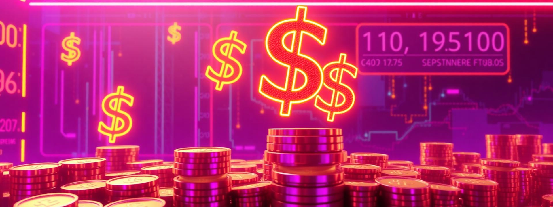 V23 — Cyberpunk finance: purple + gold neon $ signs — wealth banner wealth-banner-23 (Futuristic) illustrating make money online with affiliate links. A visual guide to high value affiliate links that help creators earn passive income online through generous referral bounty payouts. Featured on the Best Affiliate Links directory of highest paying affiliate programs, ClickBank digital product marketplace, ClickBank affiliate offers, and ShareASale merchant network offers. Perfect for blogger affiliate income, newsletter monetization strategy, and podcast sponsor and affiliate income looking to turn website clicks into cash. Explore web hosting affiliate commissions, VPN partner program bounties, and credit card affiliate CPA payouts alongside classic ClickBank digital product marketplace inventory. Every listing is a the smart creator's affiliate toolkit focused on Make Money Online with www.Best-Affilliate-Links.com.