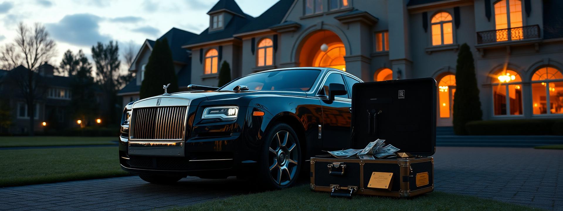 V29 — Rolls Royce + mansion + briefcase of cash — wealth banner wealth-banner-29 (Luxury) illustrating make money online with affiliate links. A visual guide to high value affiliate links that help creators earn passive income online through generous referral bounty payouts. Featured on the Best Affiliate Links directory of highest paying affiliate programs, ClickBank digital product marketplace, ClickBank affiliate offers, and ShareASale merchant network offers. Perfect for YouTube description affiliate links, Instagram bio link money, and blogger affiliate income looking to turn website clicks into cash. Explore e-commerce affiliate storefront, SaaS affiliate program payouts, and web hosting affiliate commissions alongside classic ClickBank digital product marketplace inventory. Every listing is a the smart creator's affiliate toolkit focused on flat rate Make Money Online with www.Best-Affilliate-Links.com.