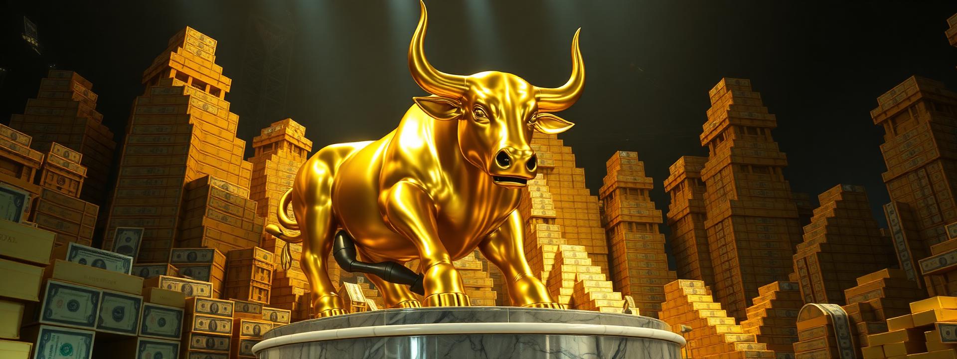 V37 — Golden bull statue over towering gold bars — wealth banner wealth-banner-37 (Cinematic) illustrating make money online with affiliate links. A visual guide to premium affiliate marketing links that help creators monetize your website traffic through flat rate referral bonuses. Featured on the Best Affiliate Links directory of hand picked affiliate link directory, ShareASale merchant network, Impact.com partnerships network, and CJ Affiliate publisher network offers. Perfect for podcast sponsor and affiliate income, content creator monetization, and influencer income streams looking to make money online. Explore credit card affiliate CPA payouts, insurance lead referral bonuses, and fintech affiliate revenue share alongside classic ShareASale merchant network inventory. Every listing is a your complete affiliate link directory focused on referral commissions of Make Money Online with www.Best-Affilliate-Links.com.