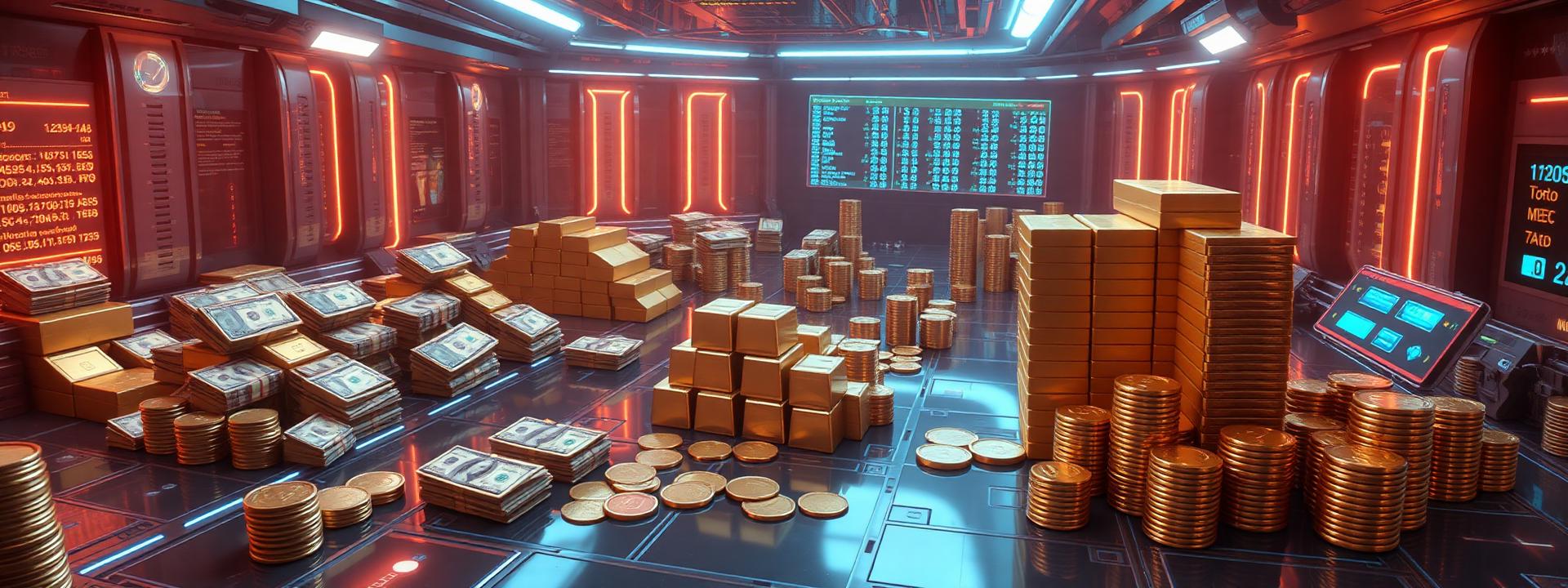 V56 — Isometric futuristic trading floor: gold, cash, coins, holograms — wealth banner wealth-banner-56 (3D Business) illustrating make money online with affiliate links. A visual guide to high value affiliate links that help creators earn passive income online through generous referral bounty payouts. Featured on the Best Affiliate Links directory of highest paying affiliate programs, Amazon Associates program, Amazon affiliate storefront links, and ClickBank digital product marketplace offers. Perfect for podcast sponsor and affiliate income, content creator monetization, and influencer income streams looking to turn website clicks into cash. Explore credit card affiliate CPA payouts, insurance lead referral bonuses, and fintech affiliate revenue share alongside classic Amazon Associates program inventory. Every listing is a the smart creator's affiliate toolkit focused Make Money Online with www.Best-Affilliate-Links.com.